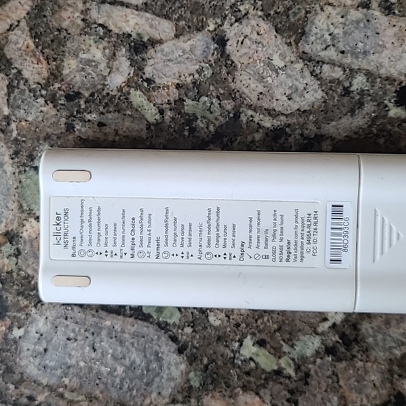 Iclicker 2 ,Batteries included - Picture 2 of 2